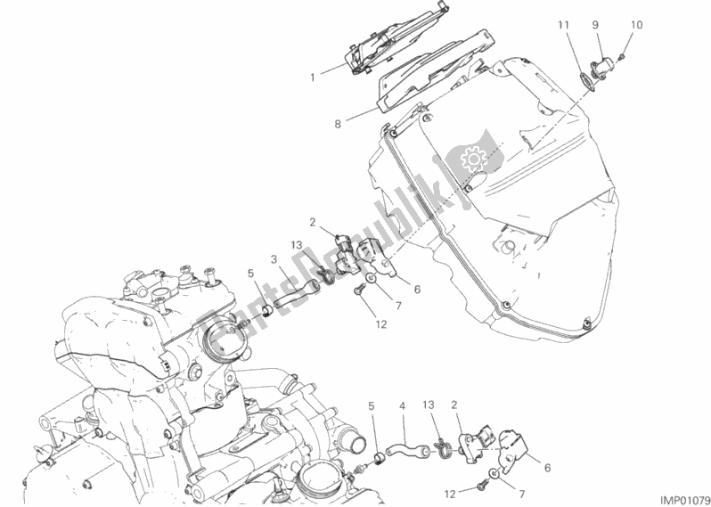 Toutes les pièces pour le Unité De Contrôle Moteur du Ducati Multistrada 1260 Touring USA 2019